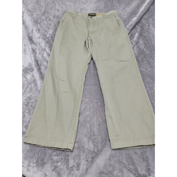 Mountain Khakis Tenton Pants Mens 34x27 sage Twill Cotton Hiking Outdoor Jeans‎ - Picture 1 of 11